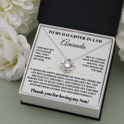 Daughter-in-law - Love Knot Gift Set - CFG251