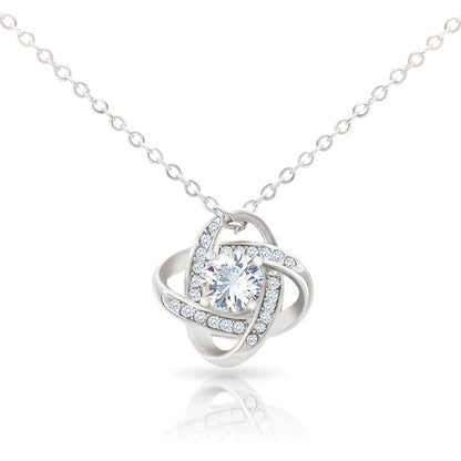 To My Soulmate - "You Are Special To Me" Love Knot Necklace Gift Set - CFG450