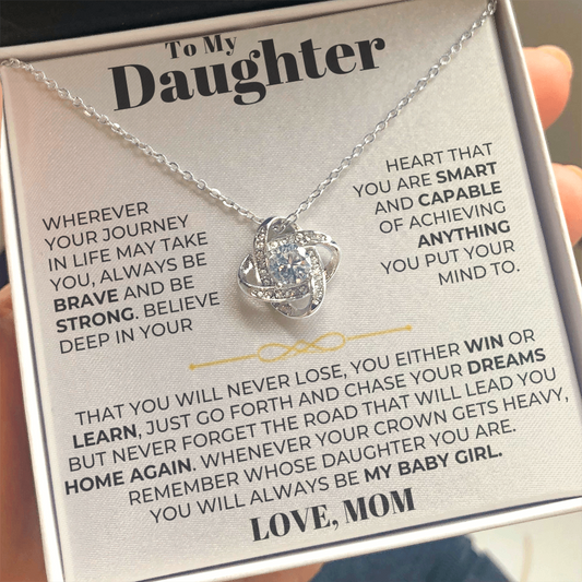 To My Daughter - Love Knot Gift Set - From Mom - CFG204LKM