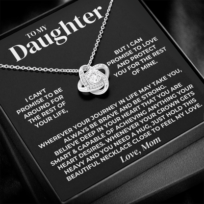 To My Daughter - Love Mom - Necklace Gift Set