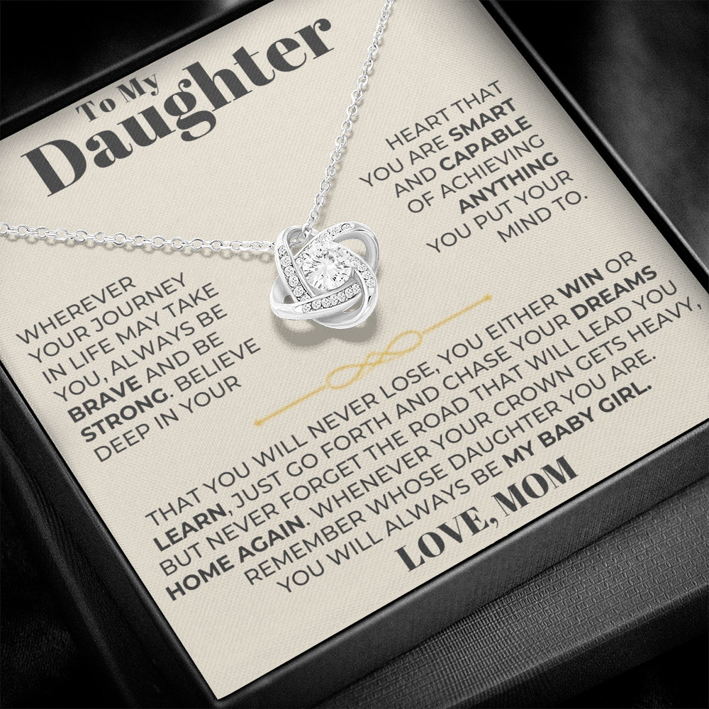 To My Daughter - Love Knot Gift Set - From Mom - CFG204LKM