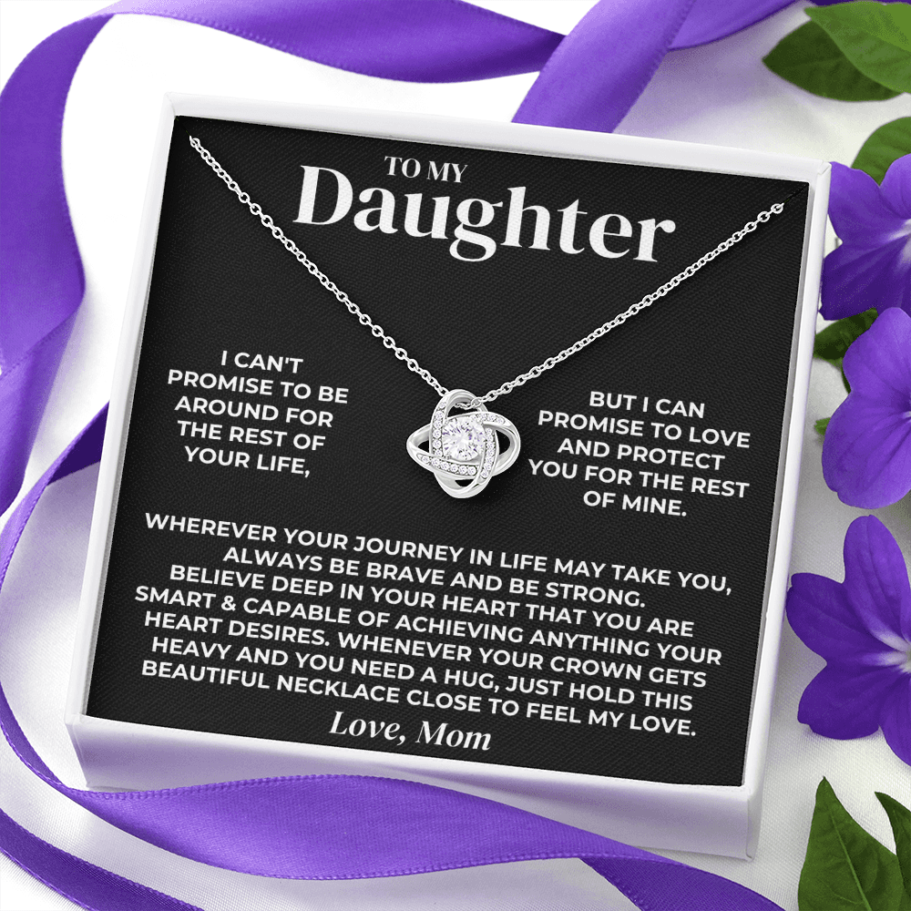 To My Daughter - Love Mom - Necklace Gift Set