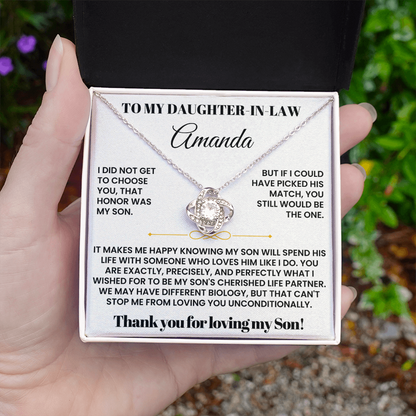 Daughter-in-law - Love Knot Gift Set - CFG251