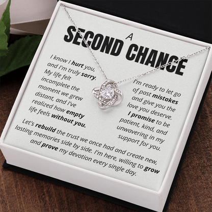 A Second Chance - Love Knot Necklace