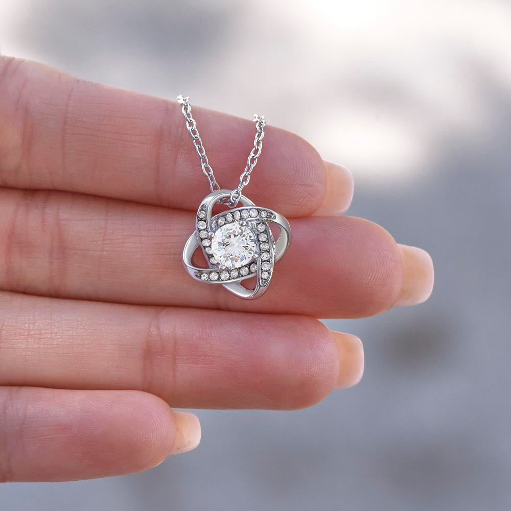 To My Badass Shieldmaiden - Love Your Viking - Love Knot Necklace Gift Set