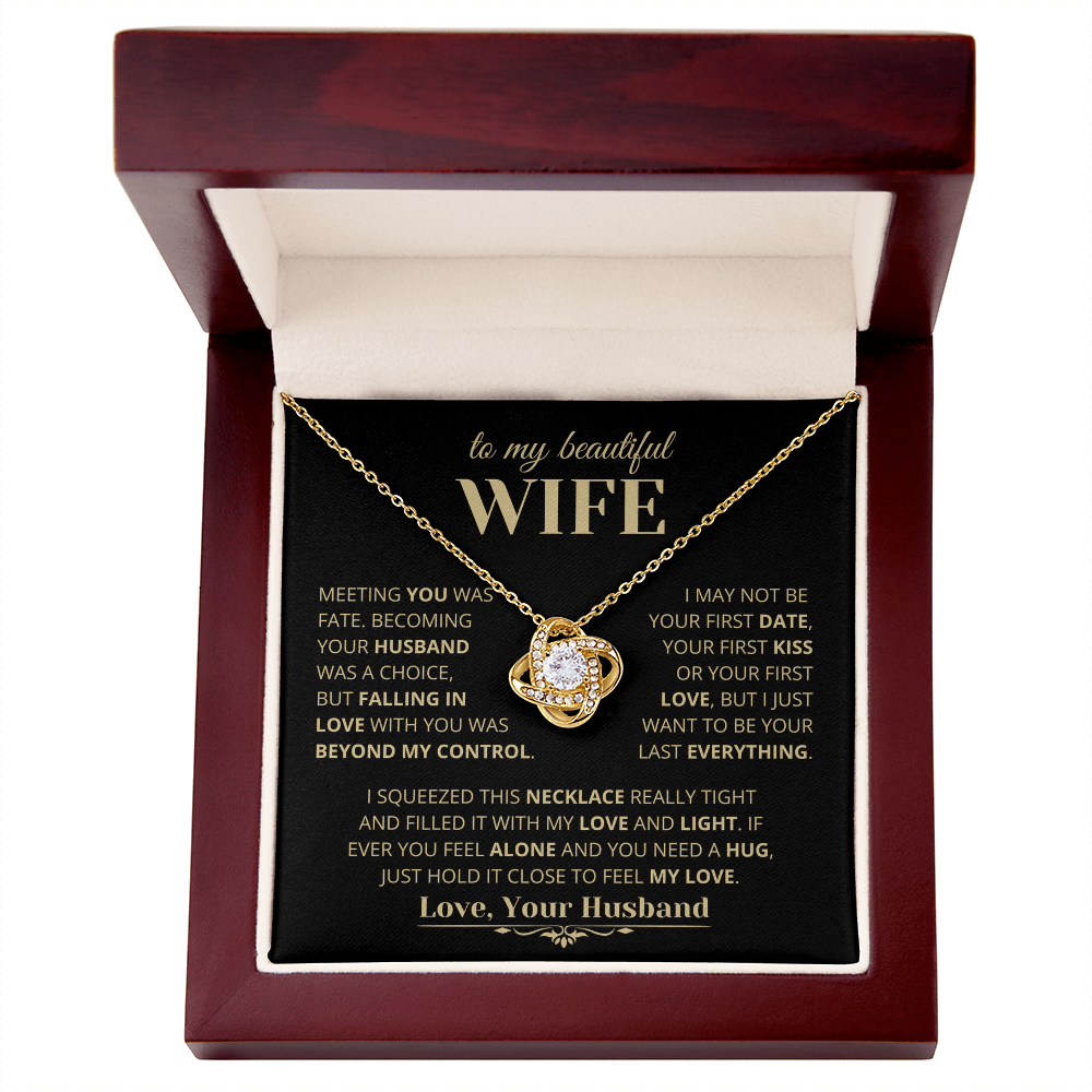 Beautiful Gift For Wife, "Meeting You Was Fate"