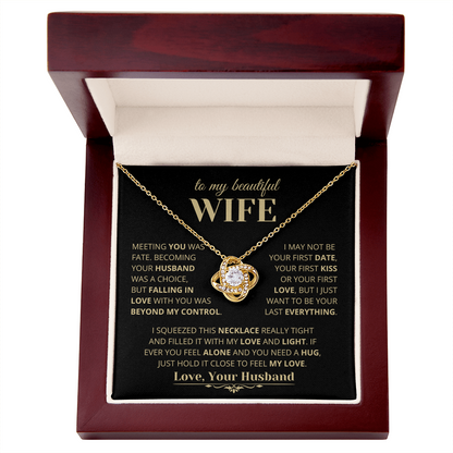 Beautiful Gift For Wife, "Meeting You Was Fate"