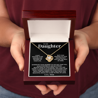 To My Daughter - Love Mom - Necklace Gift Set