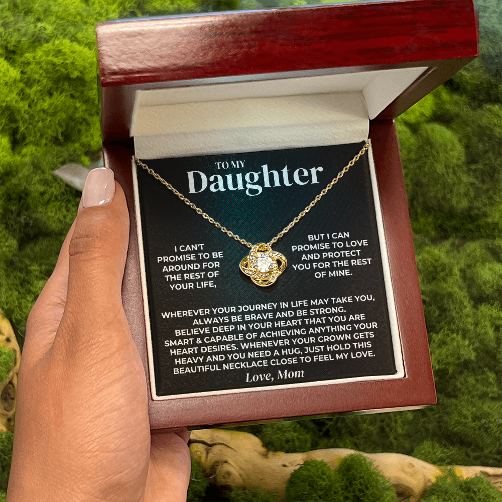 To My Daughter - Love Mom - Necklace Gift Set