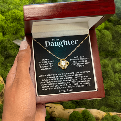 To My Daughter - Love Mom - Necklace Gift Set