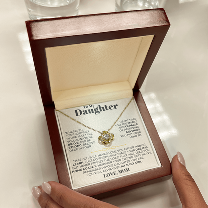 To My Daughter - Love Knot Gift Set - From Mom - CFG204LKM