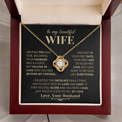 Beautiful Gift For Wife, "Meeting You Was Fate"