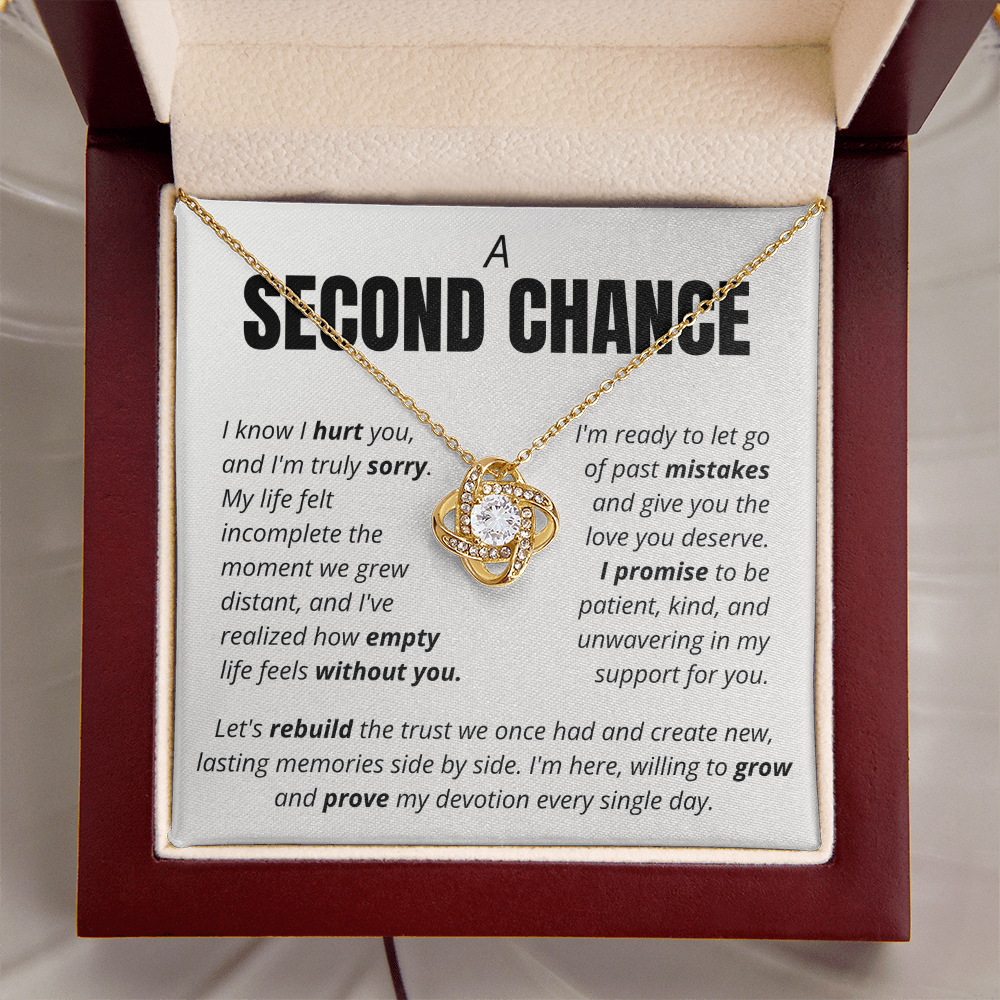 A Second Chance - Love Knot Necklace