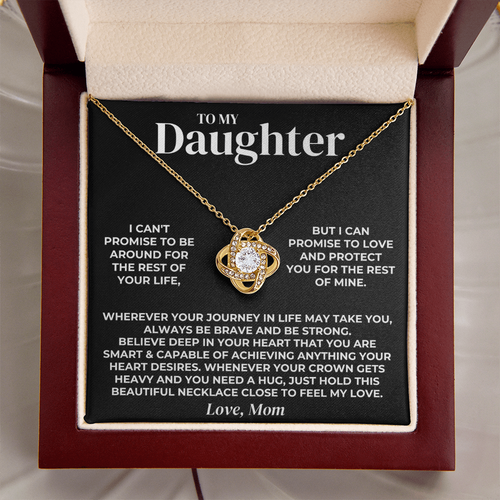 To My Daughter - Love Mom - Necklace Gift Set