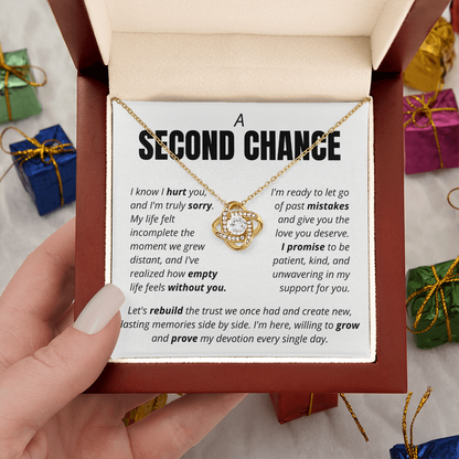 A Second Chance - Love Knot Necklace