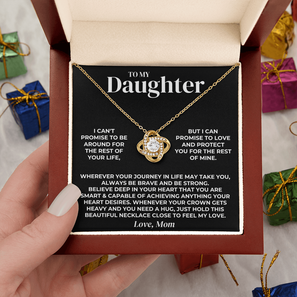 To My Daughter - Love Mom - Necklace Gift Set