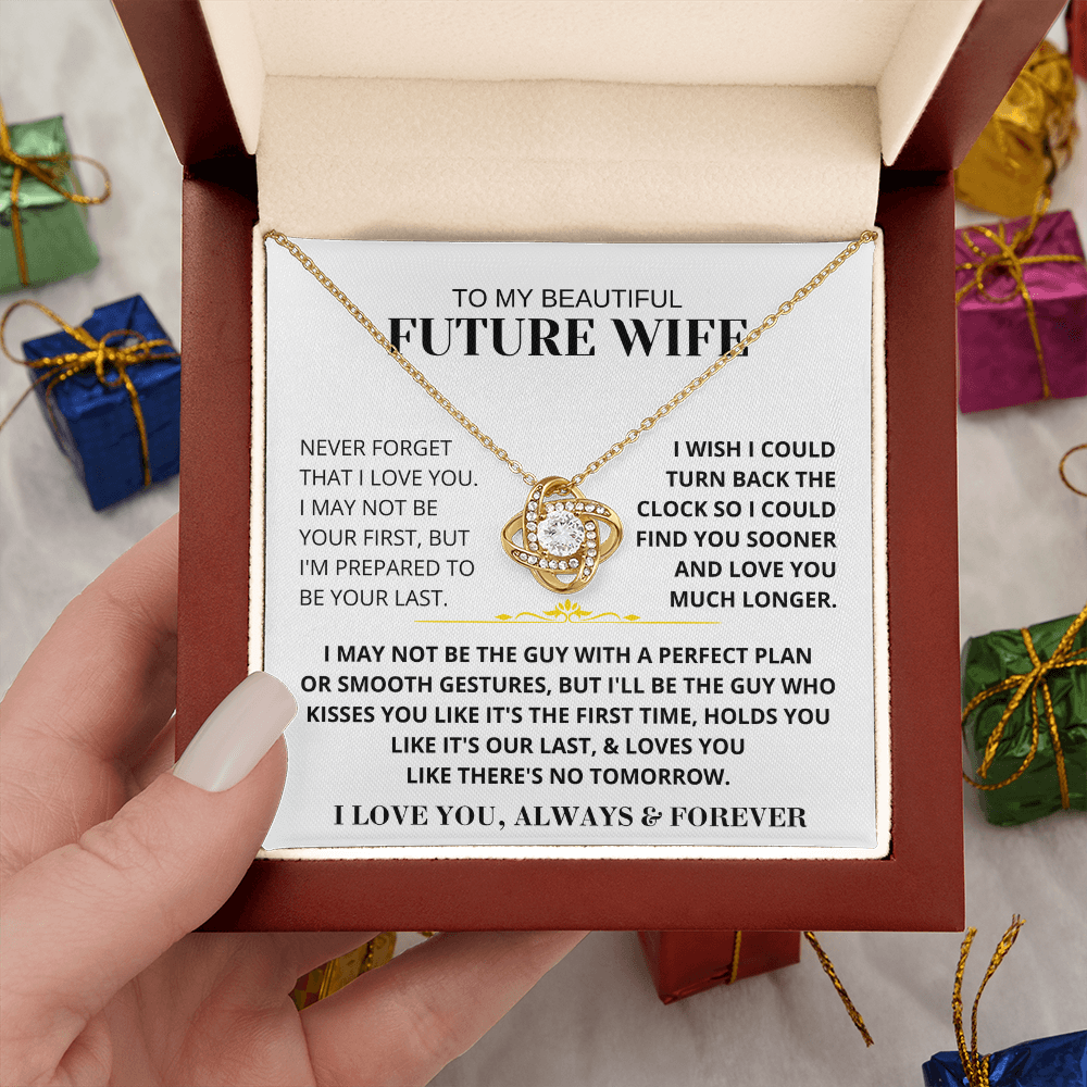 To My Beautiful Future Wife - Love Knot Gift Set