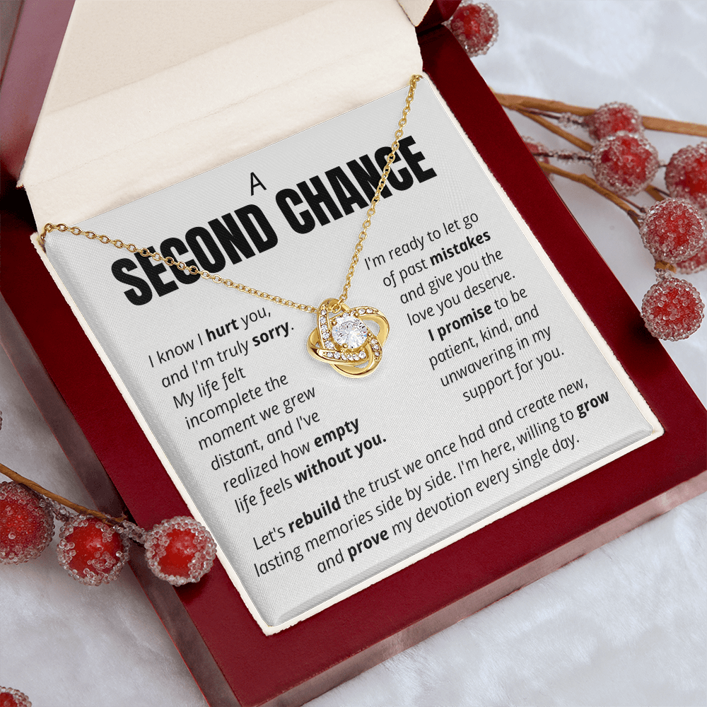 A Second Chance - Love Knot Necklace