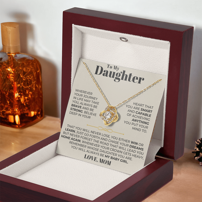 To My Daughter - Love Knot Gift Set - From Mom - CFG204LKM