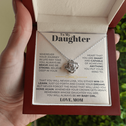 To My Daughter - Love Knot Gift Set - From Mom - CFG204LKM