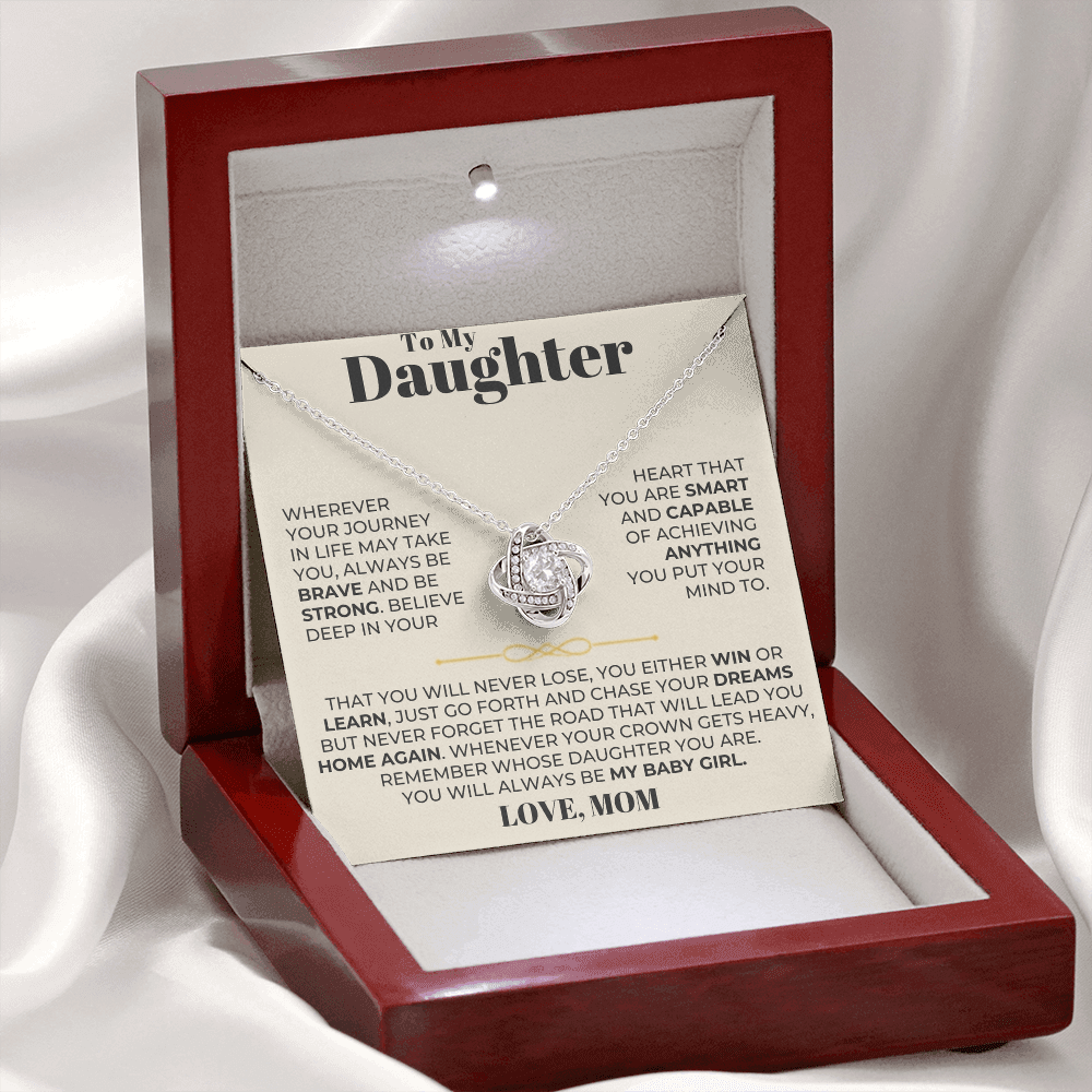 To My Daughter - Love Knot Gift Set - From Mom - CFG204LKM