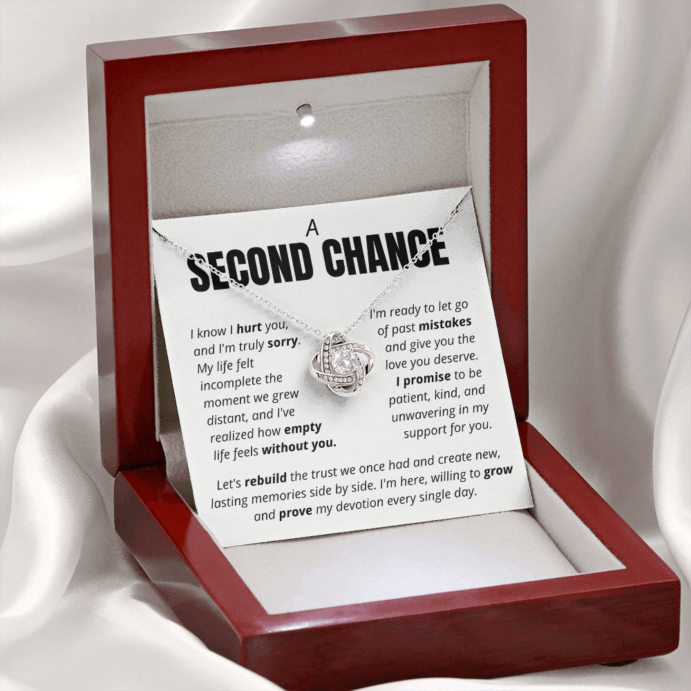 A Second Chance - Love Knot Necklace