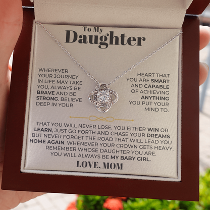 To My Daughter - Love Knot Gift Set - From Mom - CFG204LKM