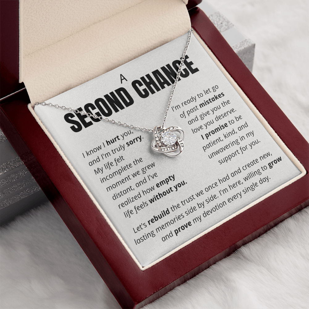 A Second Chance - Love Knot Necklace