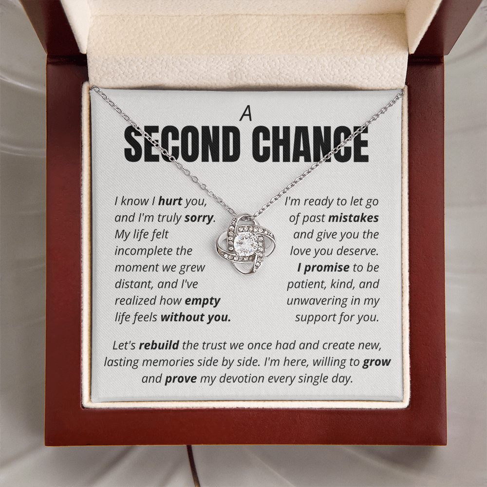 A Second Chance - Love Knot Necklace