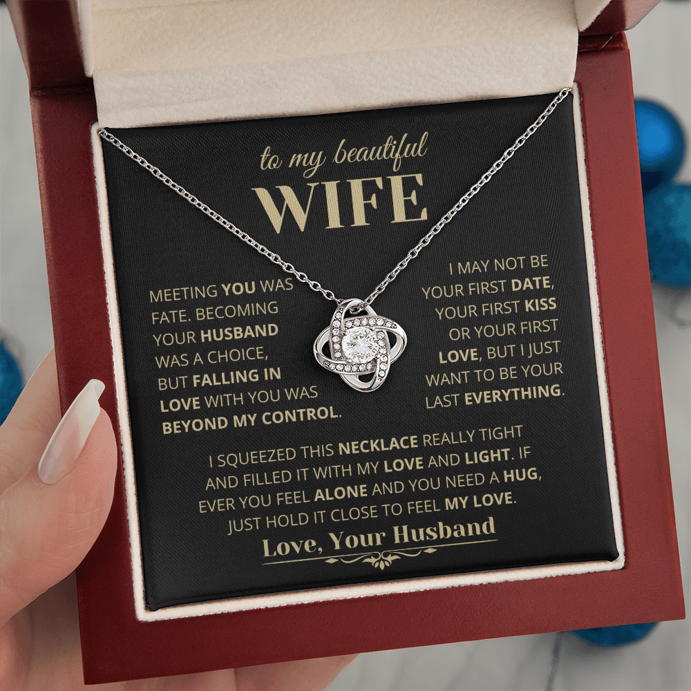 Beautiful Gift For Wife, "Meeting You Was Fate"
