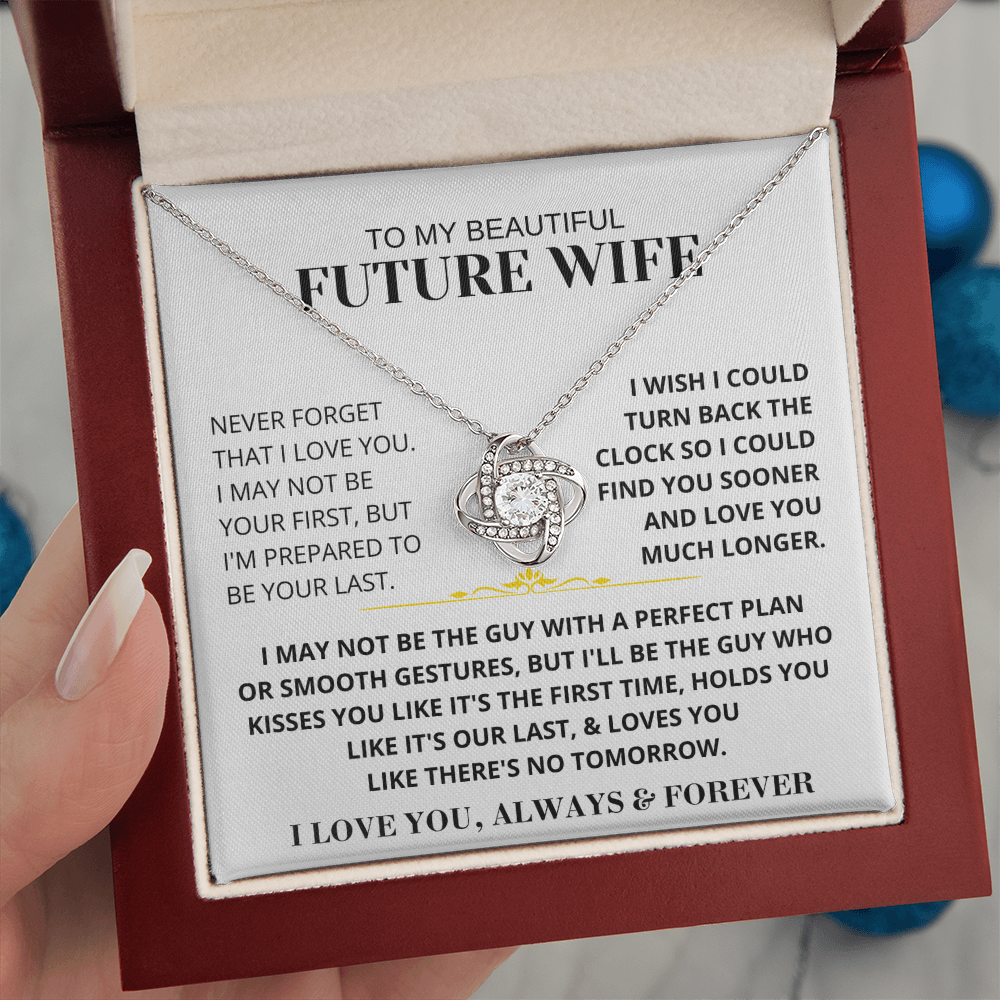 To My Beautiful Future Wife - Love Knot Gift Set