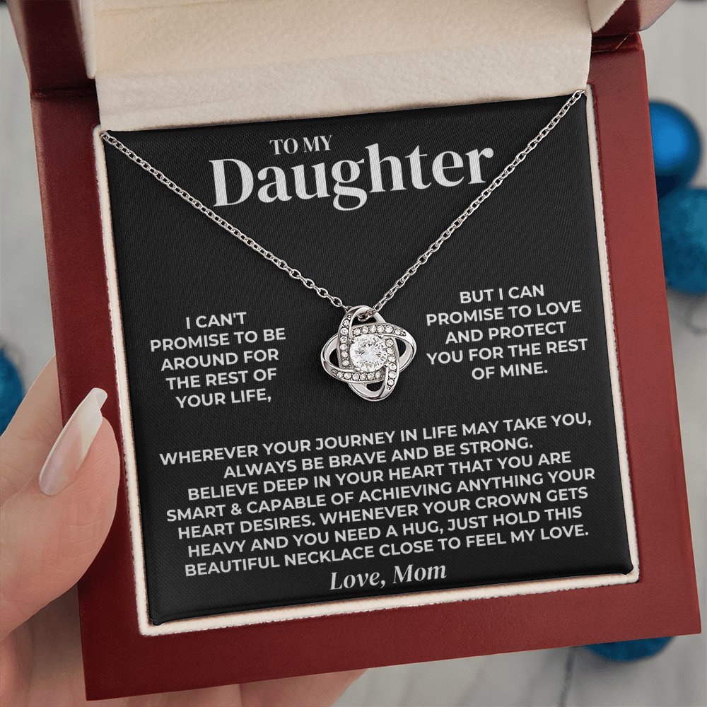 To My Daughter - Love Mom - Necklace Gift Set