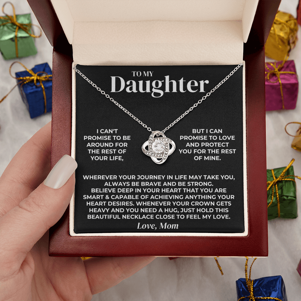 To My Daughter - Love Mom - Necklace Gift Set