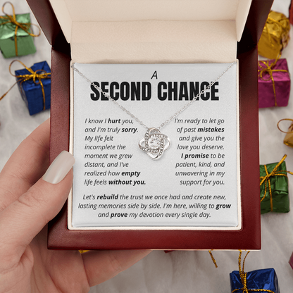 A Second Chance - Love Knot Necklace