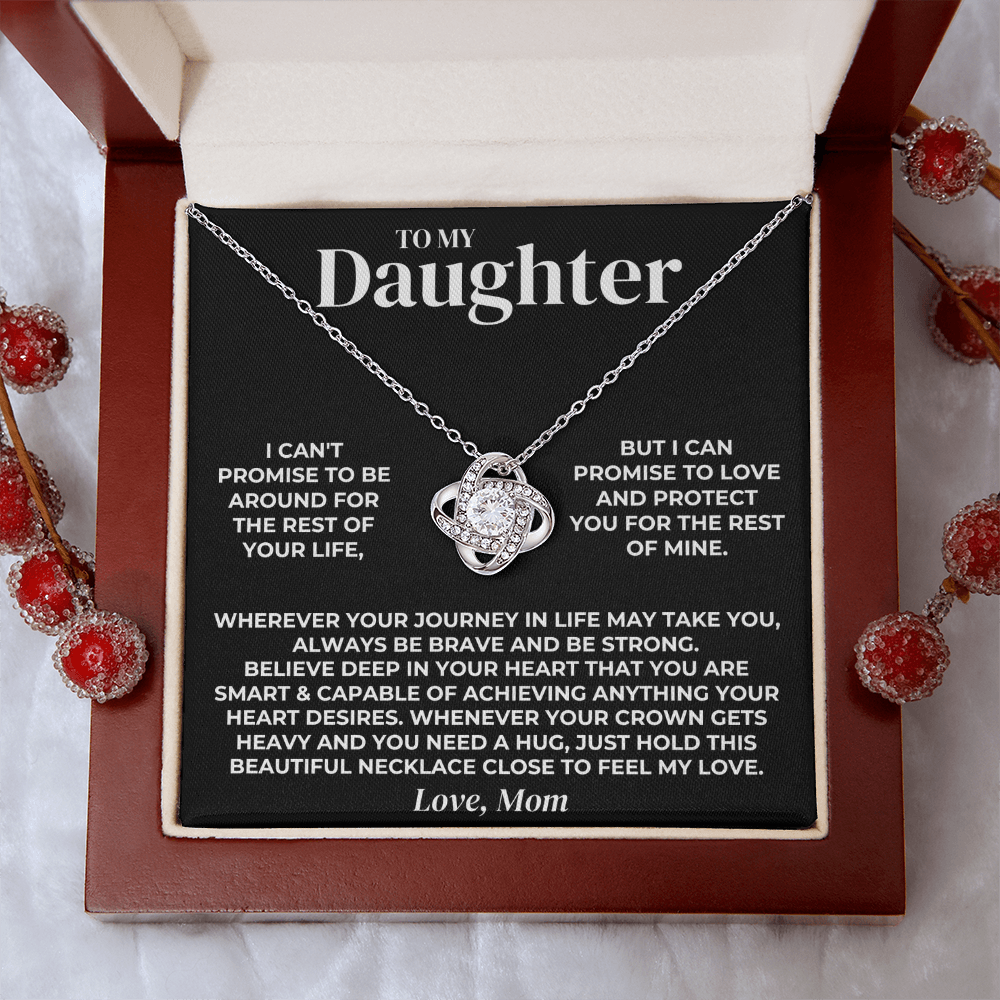 To My Daughter - Love Mom - Necklace Gift Set