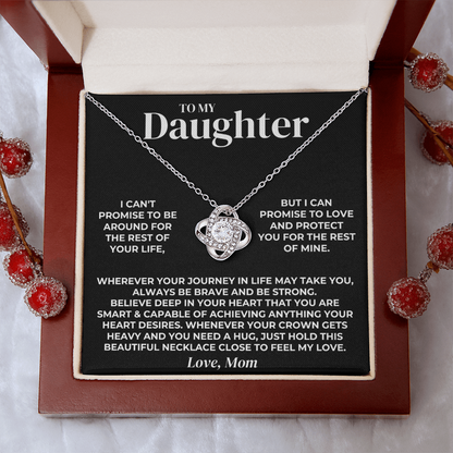 To My Daughter - Love Mom - Necklace Gift Set