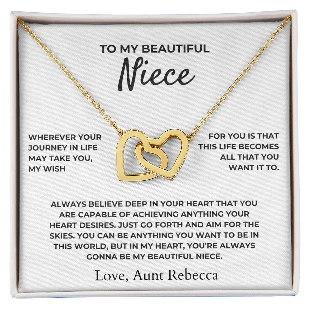 To My Beautiful Niece - Personalized Gift Set