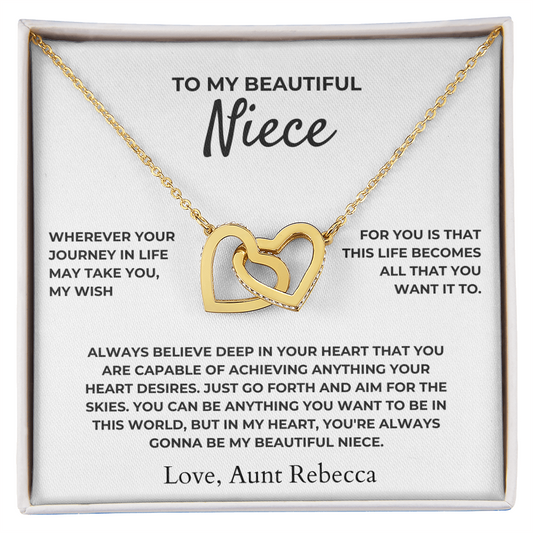 To My Beautiful Niece - Personalized Gift Set