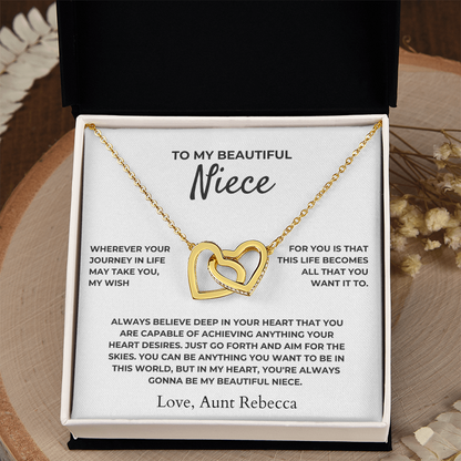 To My Beautiful Niece - Personalized Gift Set