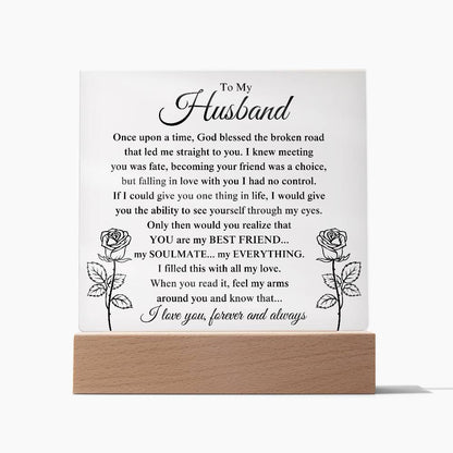 My Husband "My Everything" Acrylic Plaque