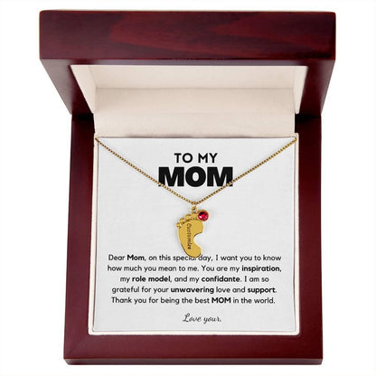 To My Mom - I LOV YOU - Charming Family Gift
