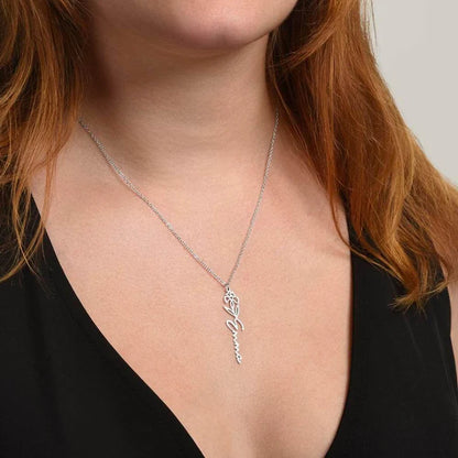 [LIMITED TIME ONLY] No Rain - No Flowers - Never Forget That I Love You | Birth Flower Name Necklace