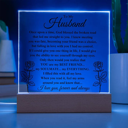 My Husband "My Everything" Acrylic Plaque