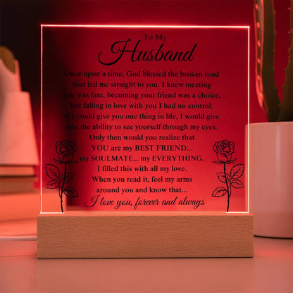 My Husband "My Everything" Acrylic Plaque