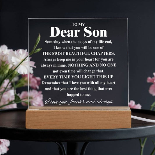 To My Son - Someday When The Pages of My Life End..