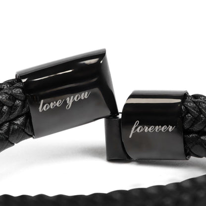 To My Grandson - I Love You Forever Bracelet