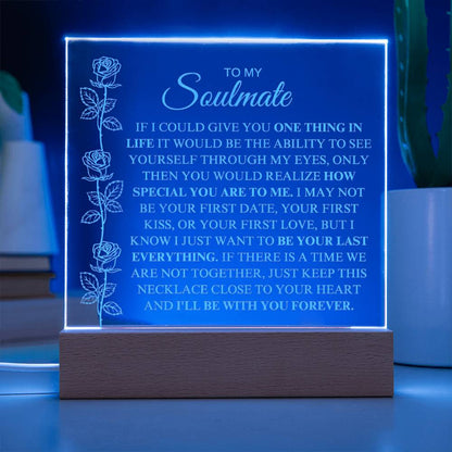 [Almost Sold Out] To My Soulmate | One Thing In Life | Forever Love - Acrylic Plaque