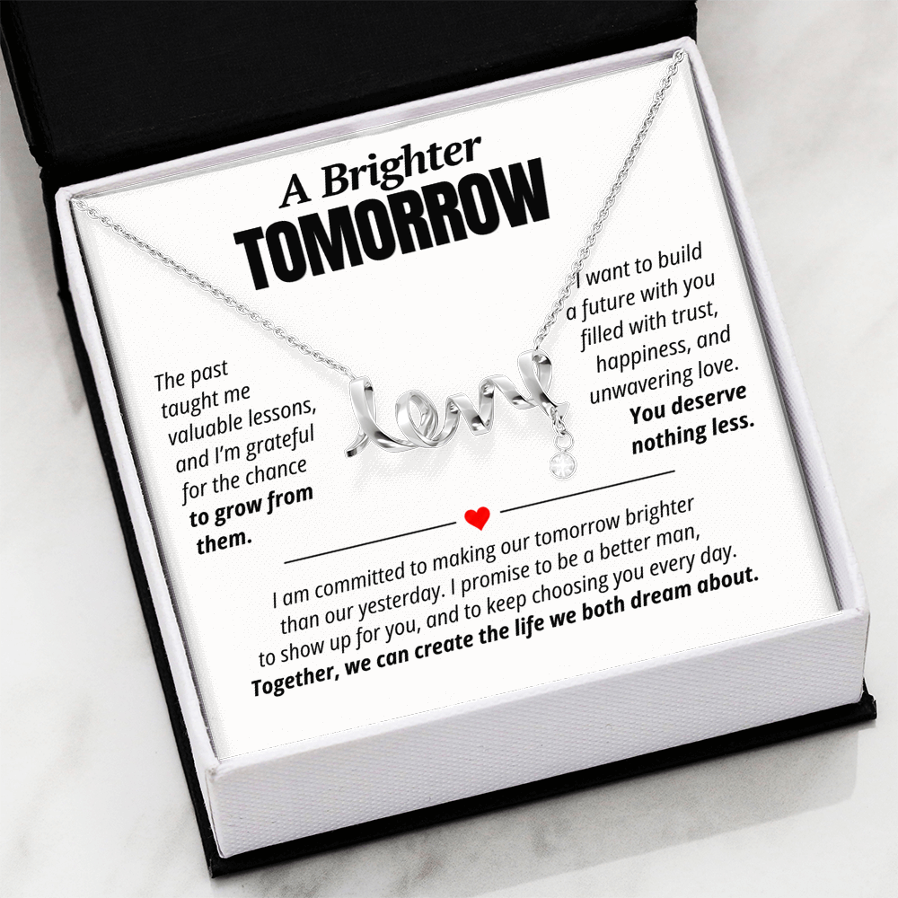 A Brighter Tomorrow Love Necklace for Her – Relationship Reconciliation Gift