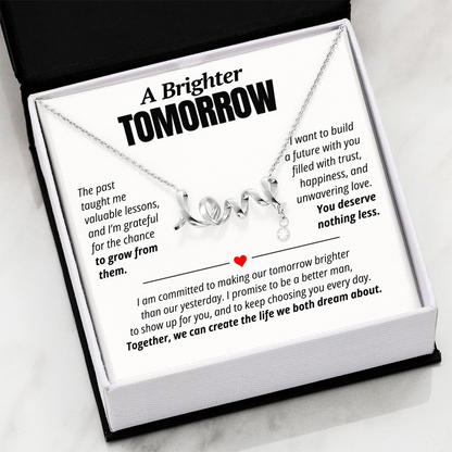 A Brighter Tomorrow Love Necklace for Her – Relationship Reconciliation Gift