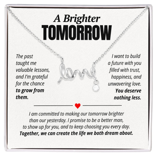 A Brighter Tomorrow Love Necklace for Her – Relationship Reconciliation Gift